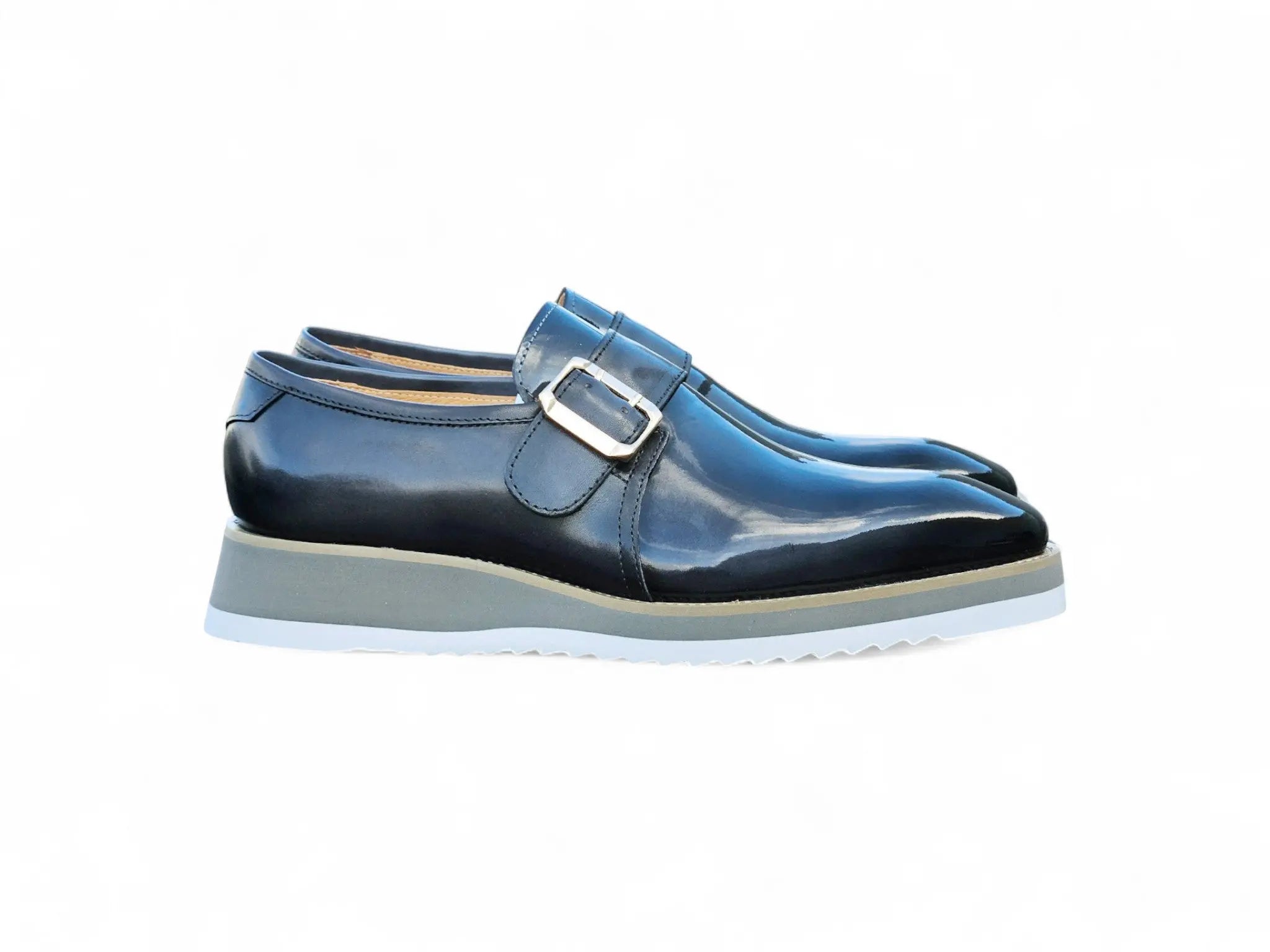 Gorgeous Patent Leather Monkstrap Slip on Carrucci