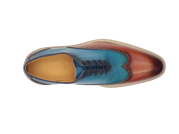 Contrast Two Tone Wingtip Oxford