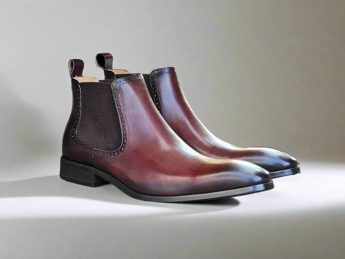 Hand Burnished Chelsea Boots Carrucci