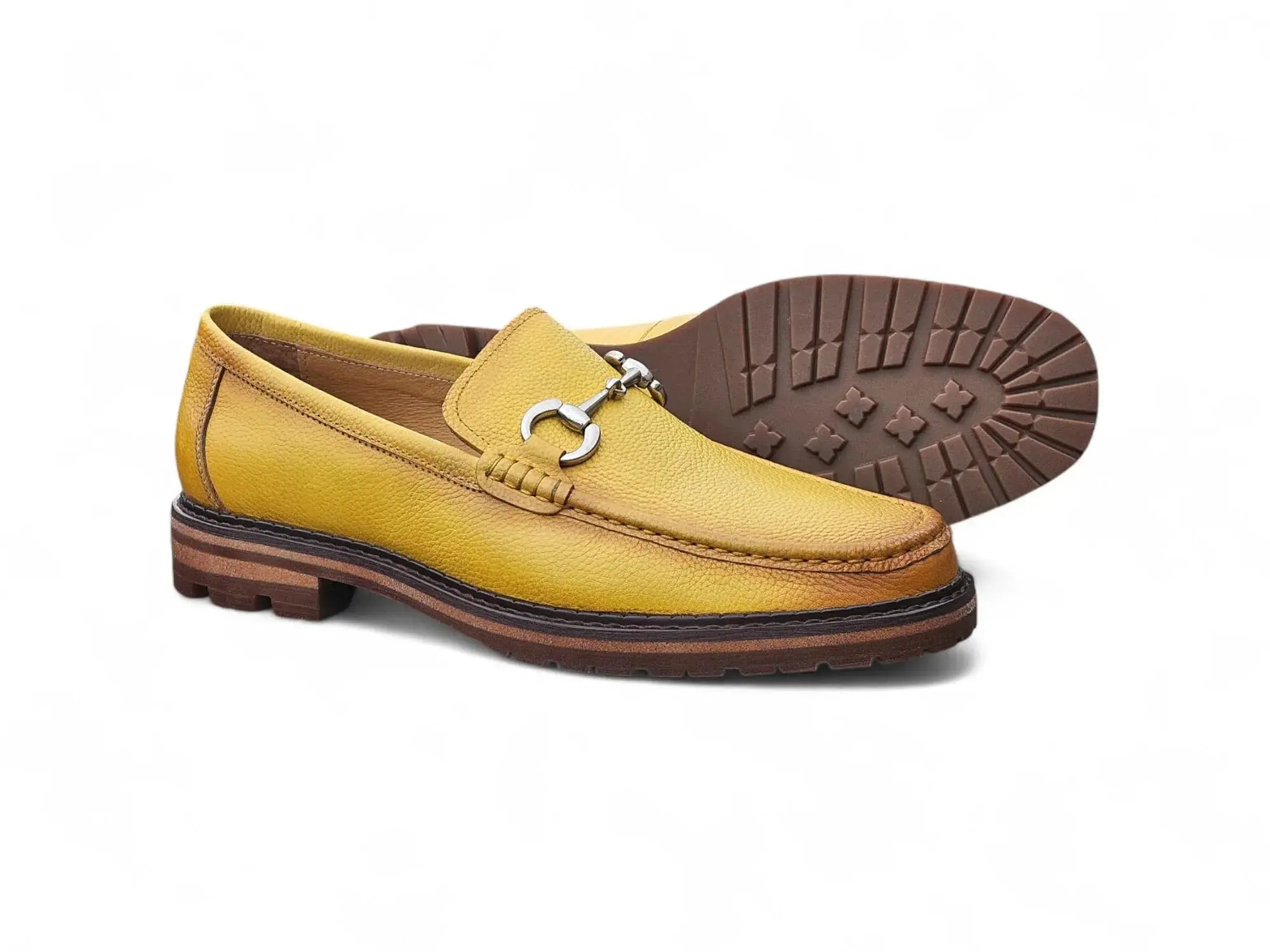 Horsebit Loafer Lug Sole Carrucci
