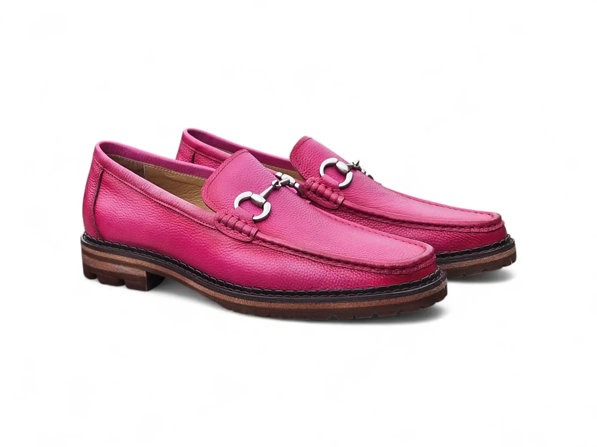 Horsebit Loafer Lug Sole Carrucci