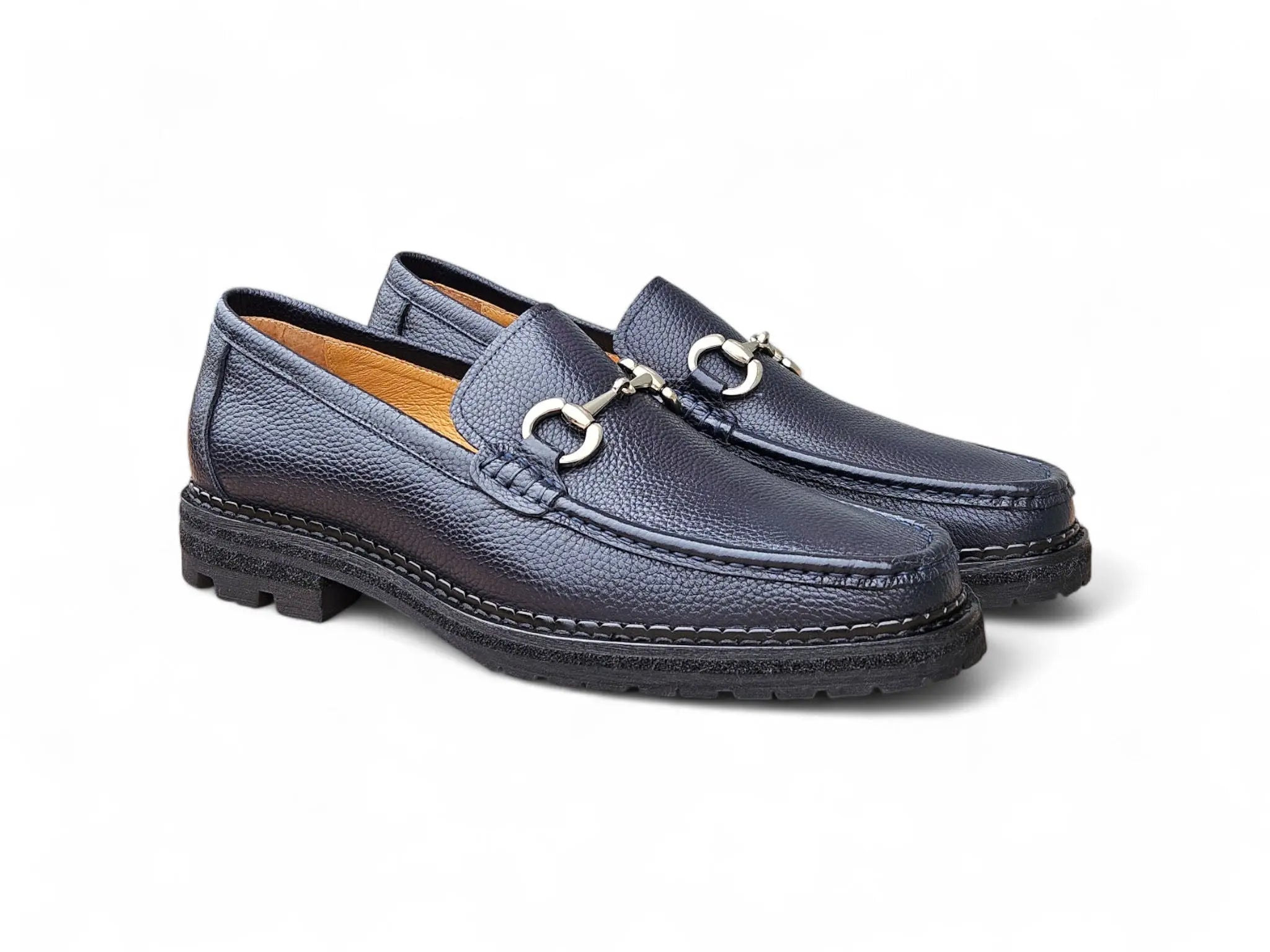 Horsebit Loafer Lug Sole Carrucci