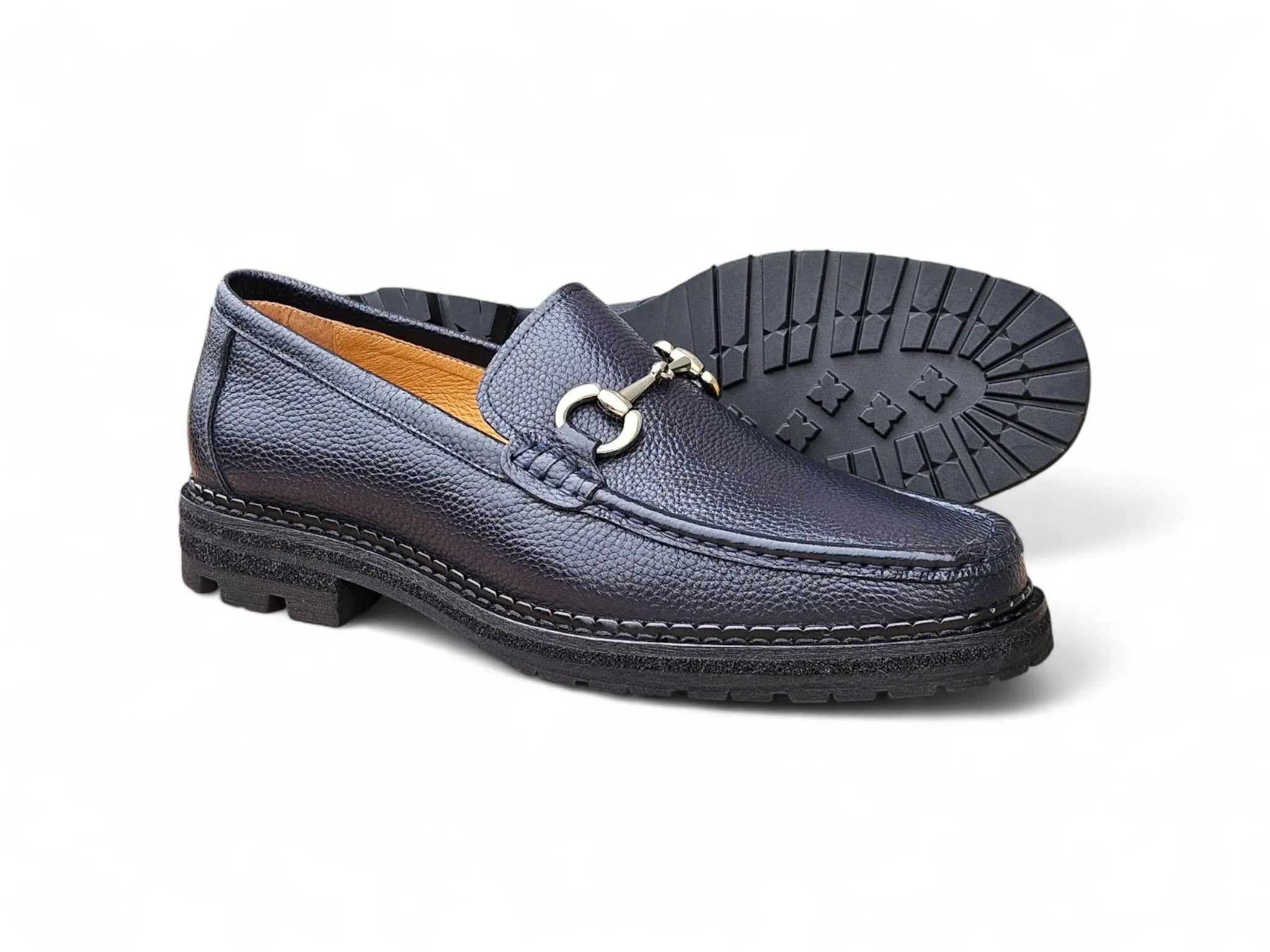 Horsebit Loafer Lug Sole Carrucci