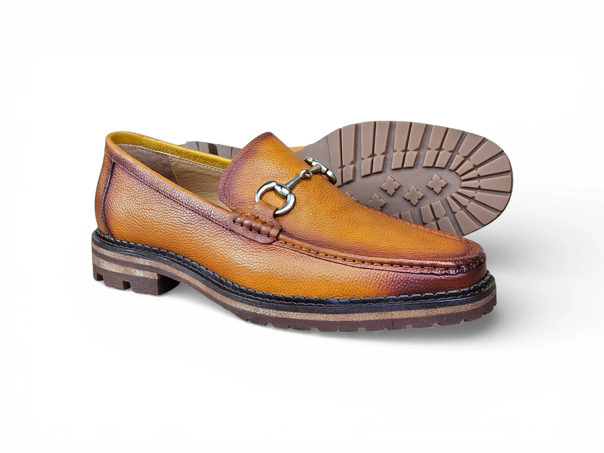 Horsebit Loafer Lug Sole Carrucci