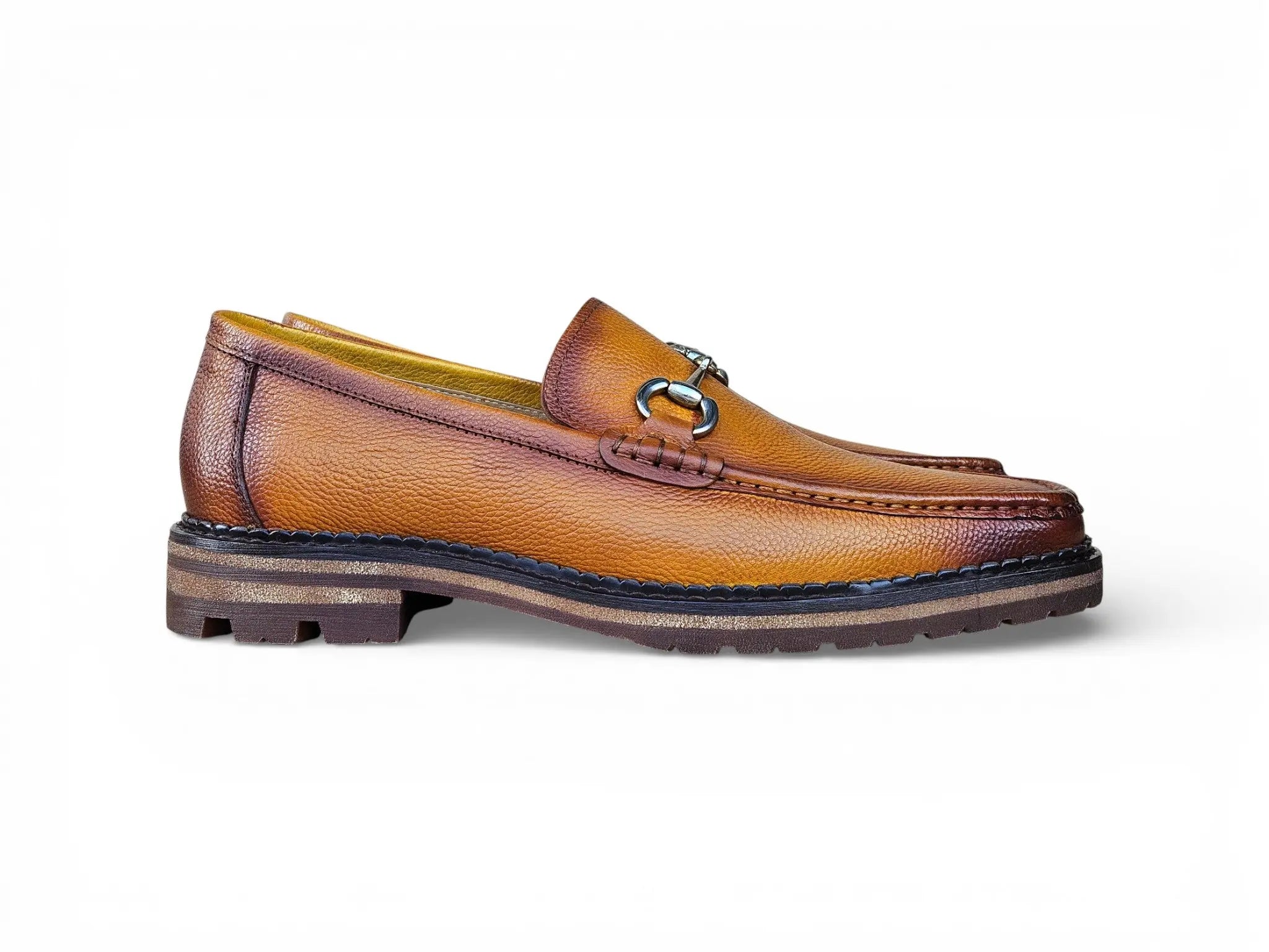 Horsebit Loafer Lug Sole Carrucci