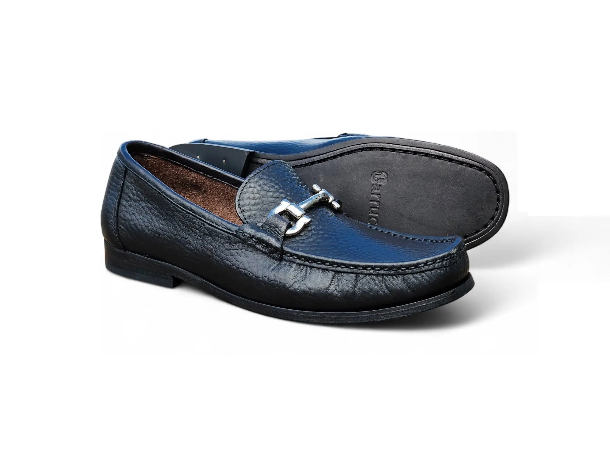 Horsebit Loafer in Leather Sole Carrucci