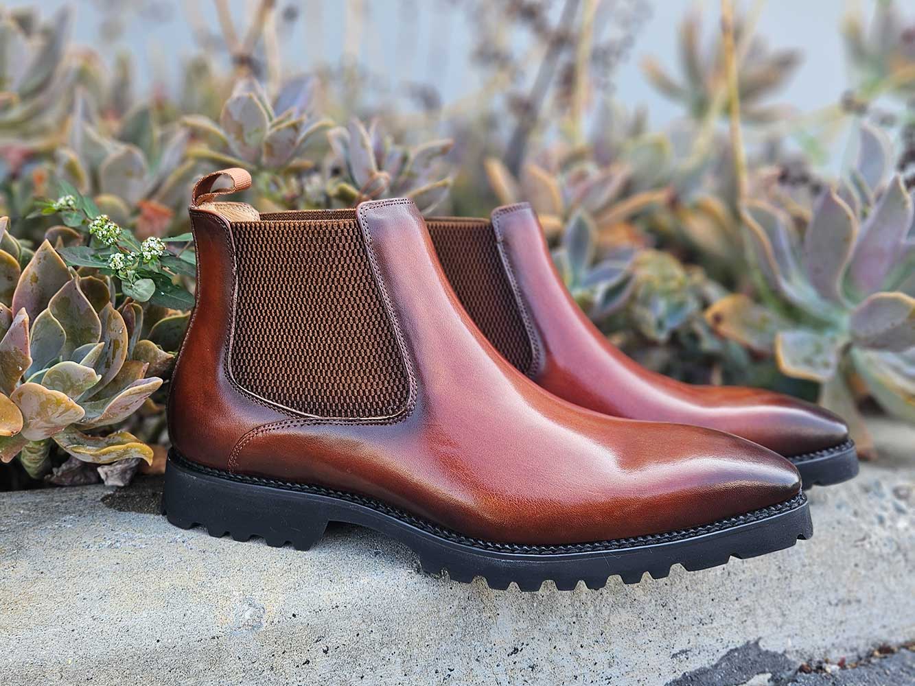 Patina Chelsea Boot Lug Sole