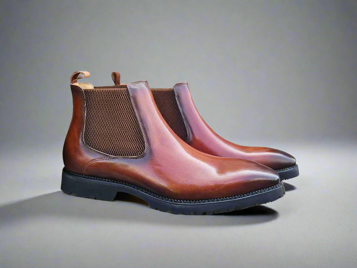 Patina Chelsea Boot Lug Sole