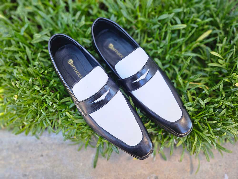 Contrast Two Tone Penny Loafer