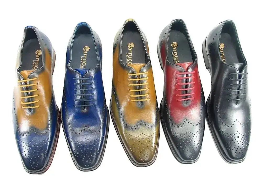 KS261-01 Carrucci Patina Calfskin Oxford Carrucci
