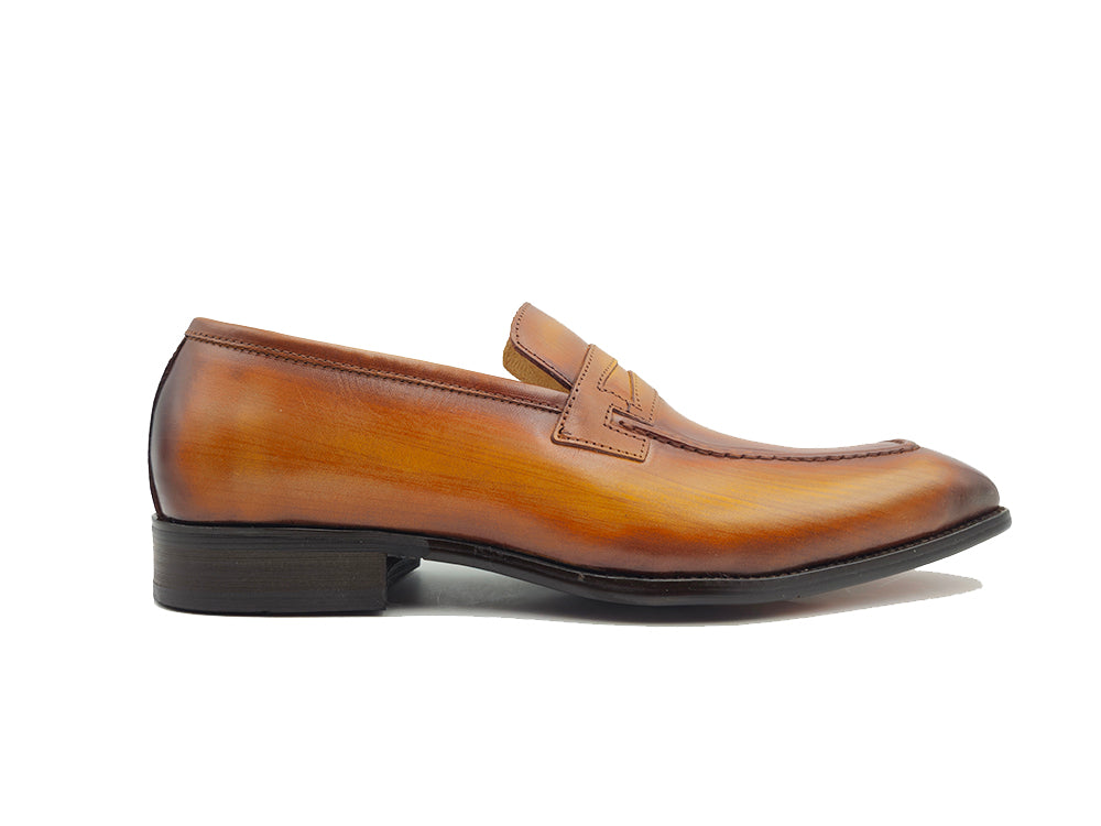 Signature Leather Penny Loafer Slip-on