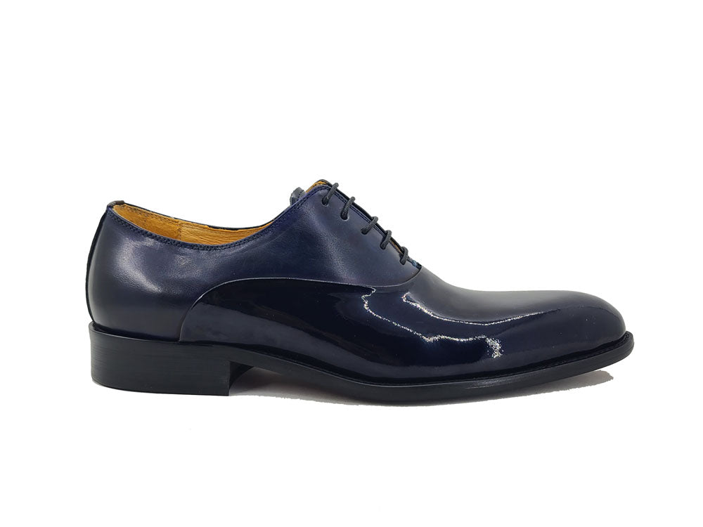 Mix Media Patent Leather Oxford