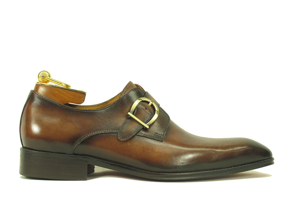 Signature Buckle Monk Strap Loafer