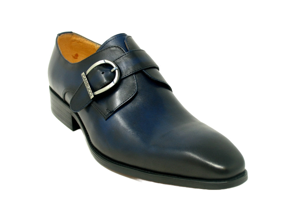 Signature Buckle Monk Strap Loafer