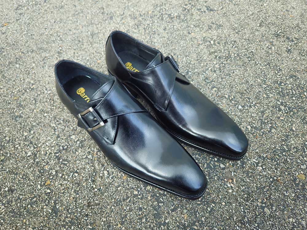 Monk Strap Buckle Leather Loafer