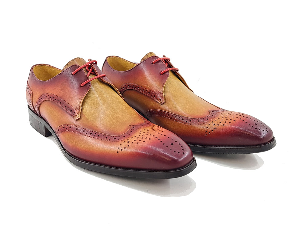 Two Tone Wing-tip Blucher Oxford