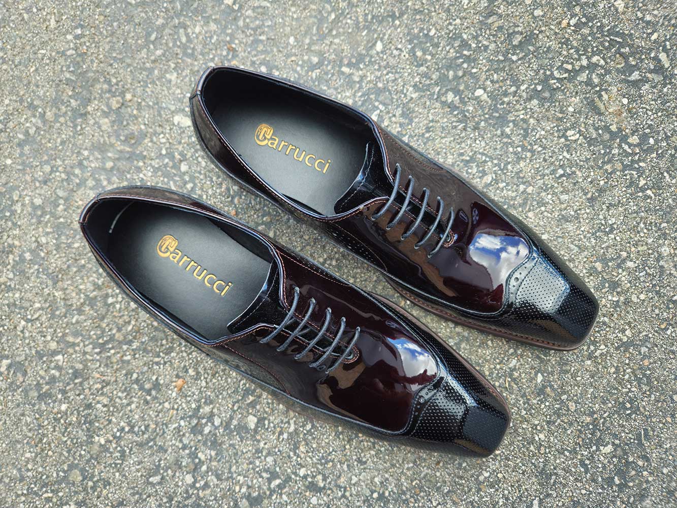 Modern Patent Leather Oxford