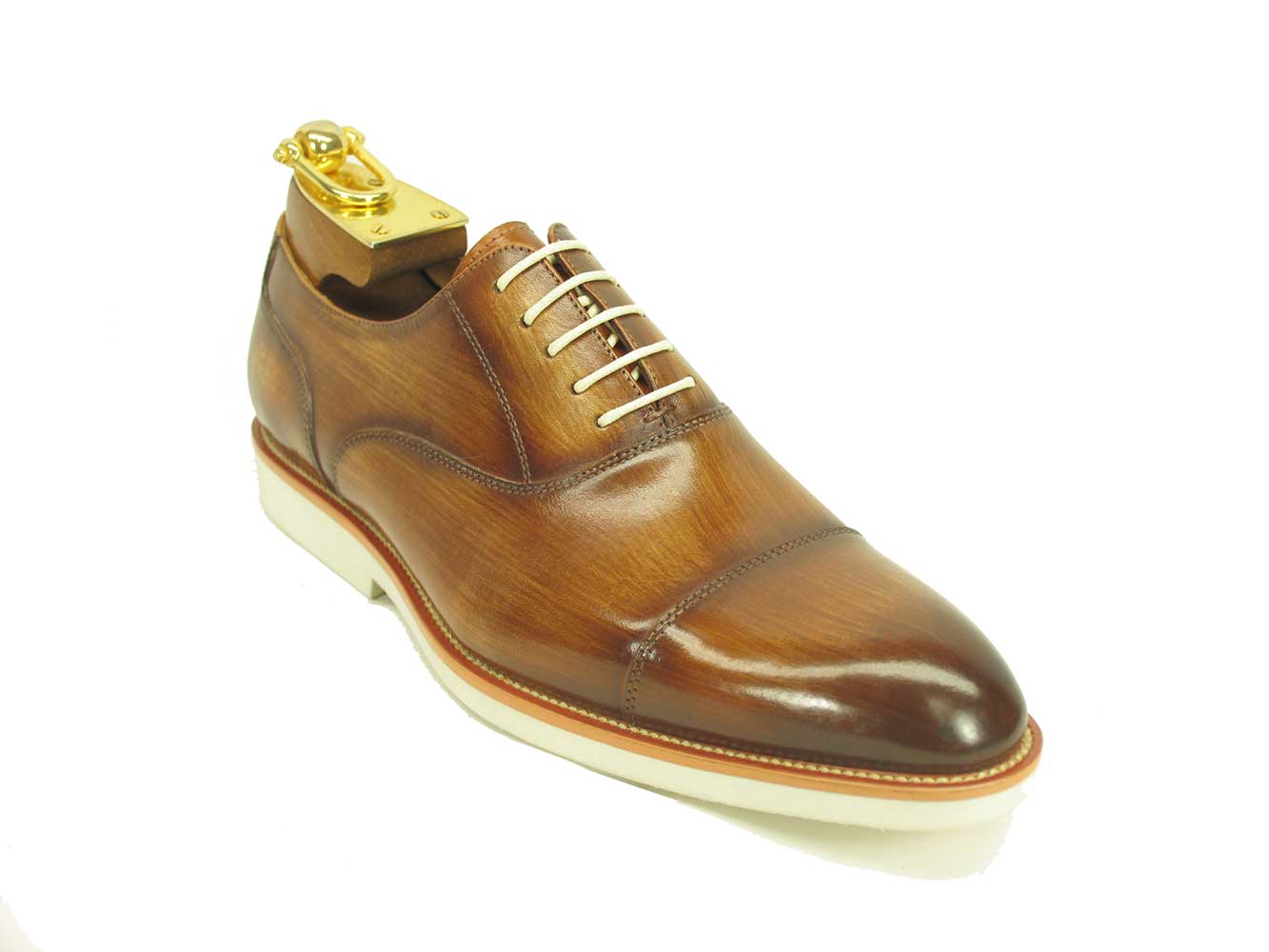 Lightweight Lace-up Cap Toe Oxford