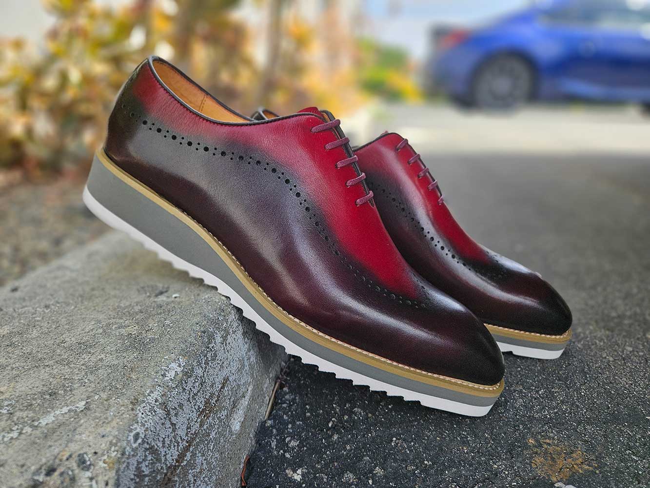 Two Tone Oxford With Lightweight Sole