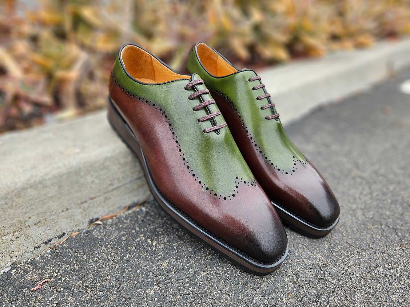 2 tone fashion oxford shoes