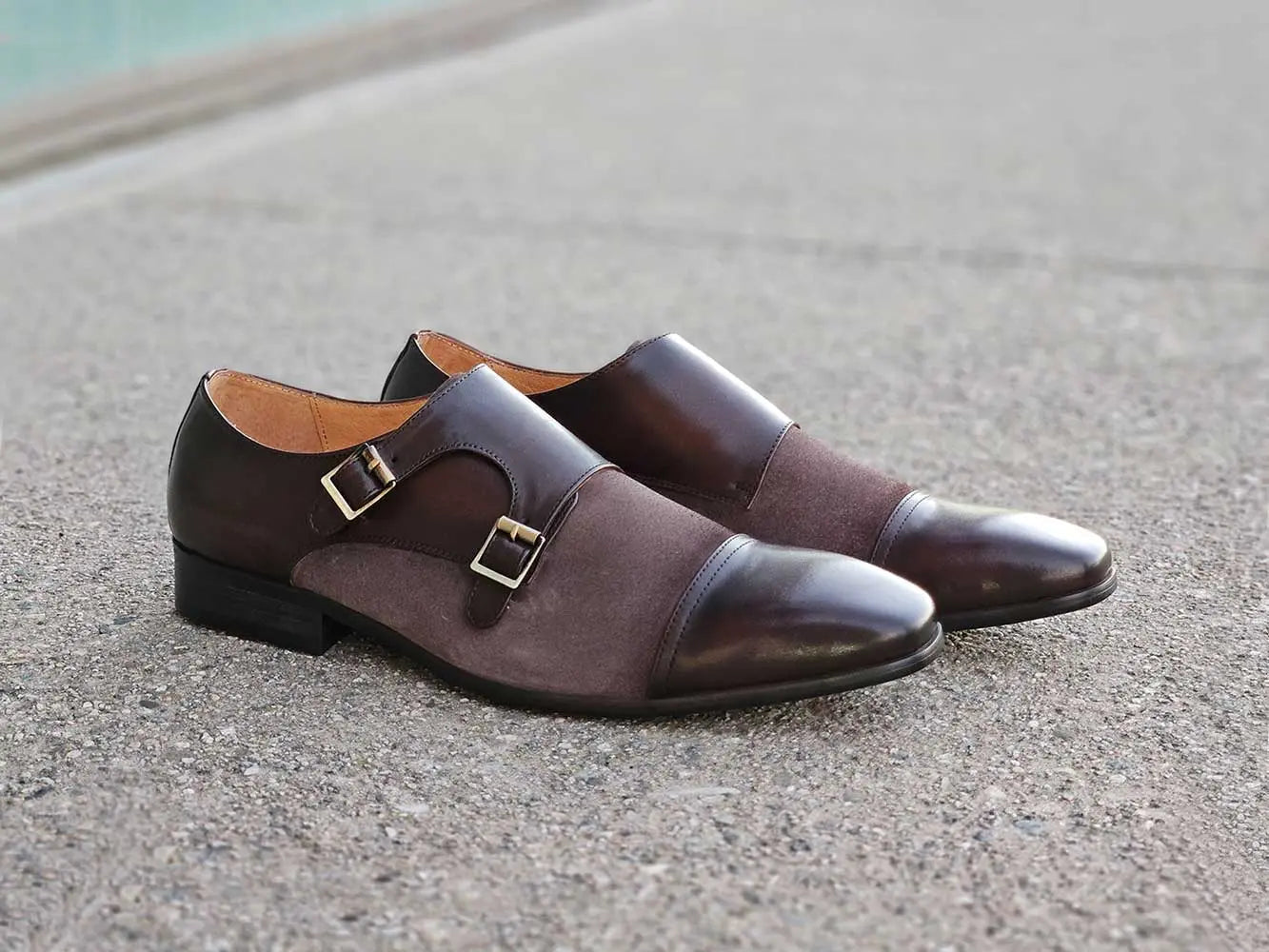 KS524-16SC Double Monk Strap Carrucci