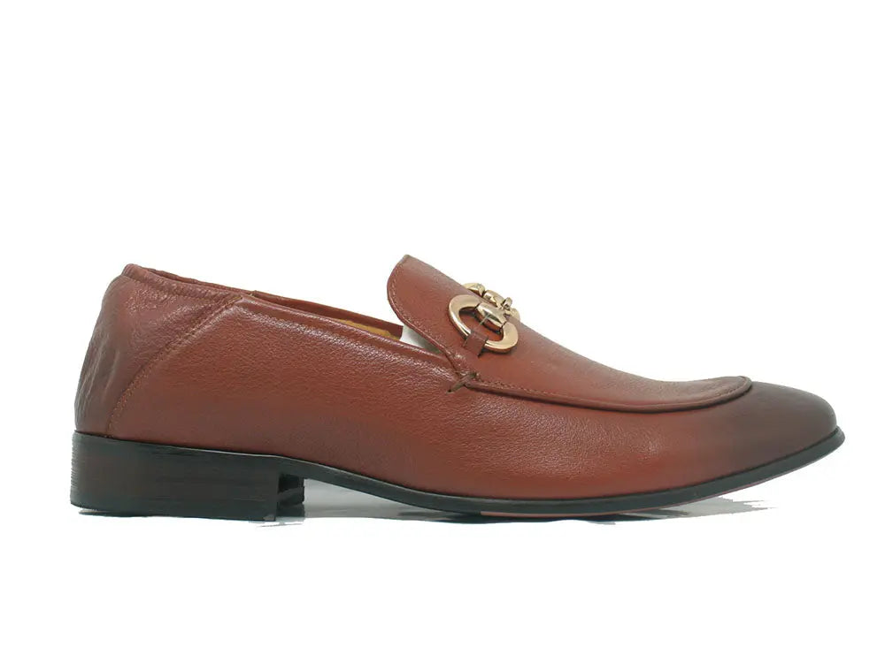 KS525-305 Soft Leather Casual Buckle Loafer/Mule Carrucci