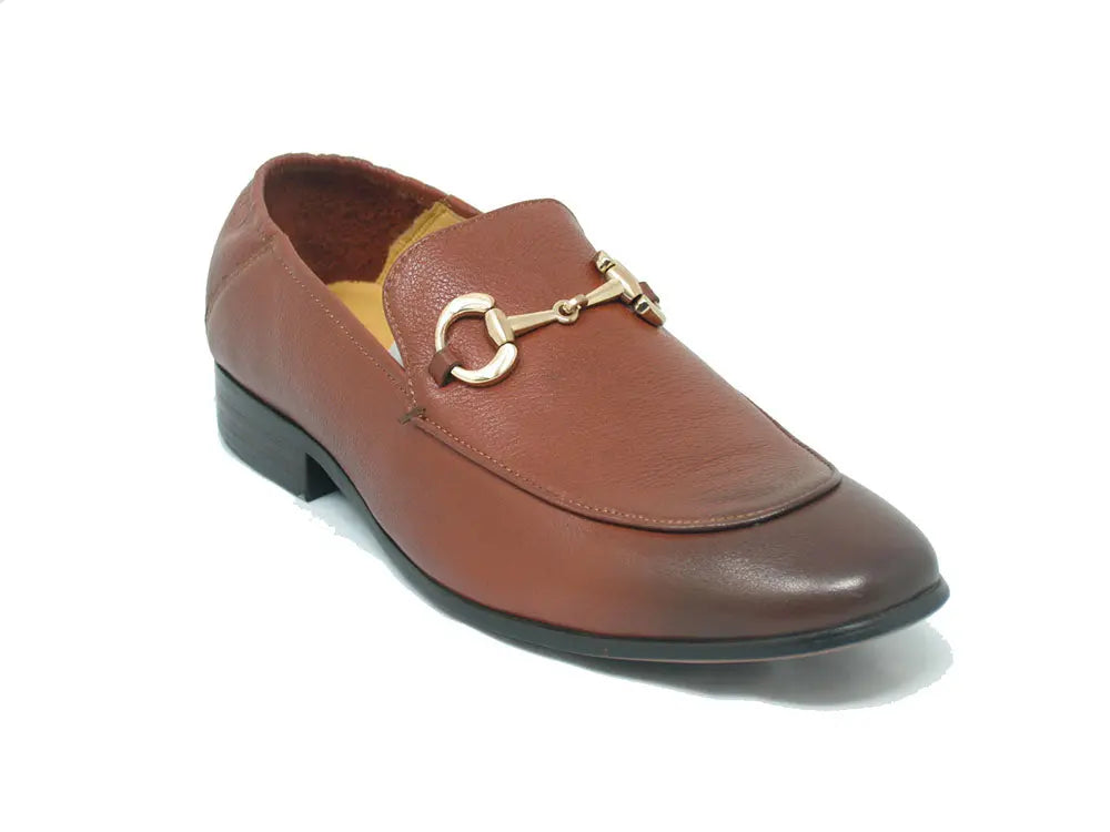 KS525-305 Soft Leather Casual Buckle Loafer/Mule Carrucci