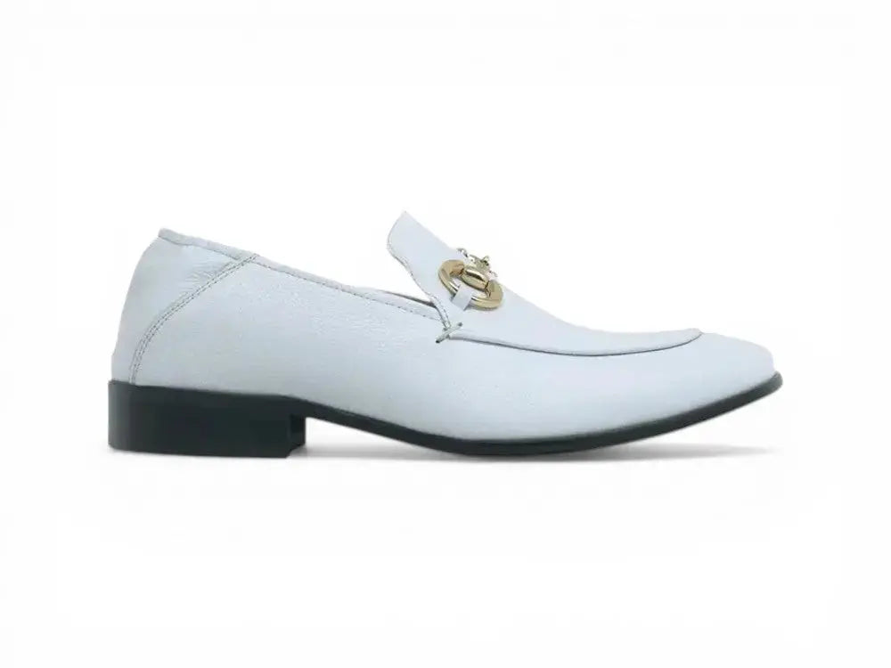 KS525-305 Soft Leather Casual Buckle Loafer/Mule Carrucci