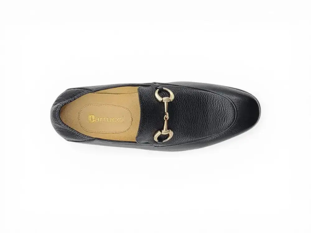 KS525-305 Soft Leather Casual Buckle Loafer/Mule Carrucci