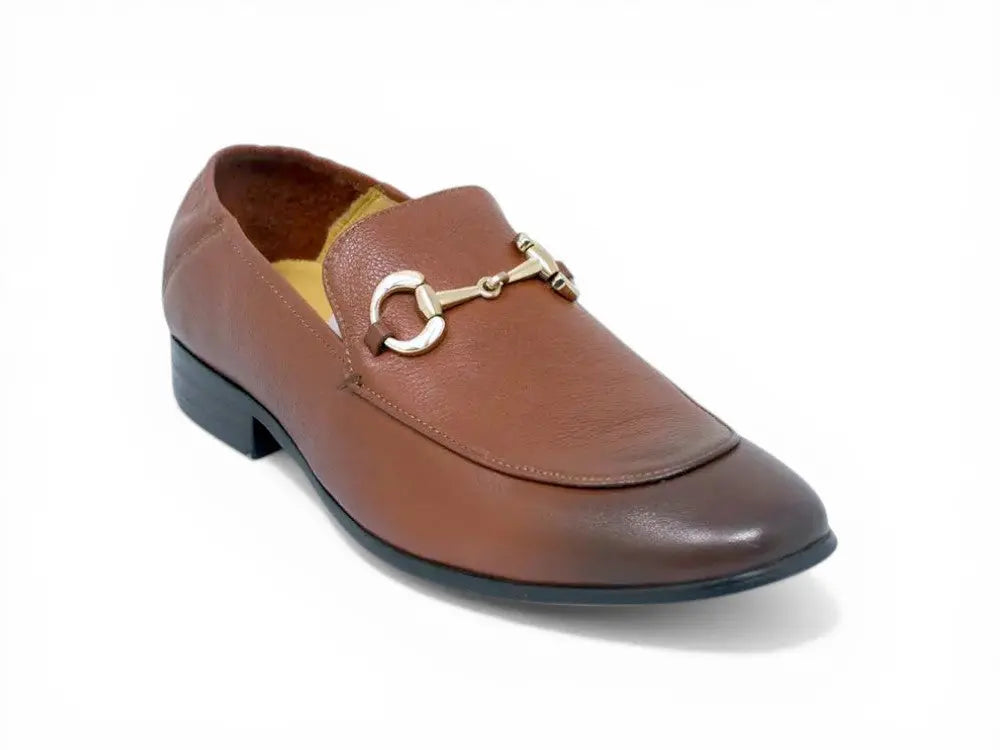 KS525-305 Soft Leather Casual Buckle Loafer/Mule Carrucci