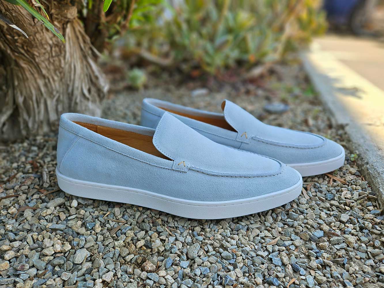 Blue Suede Loafer