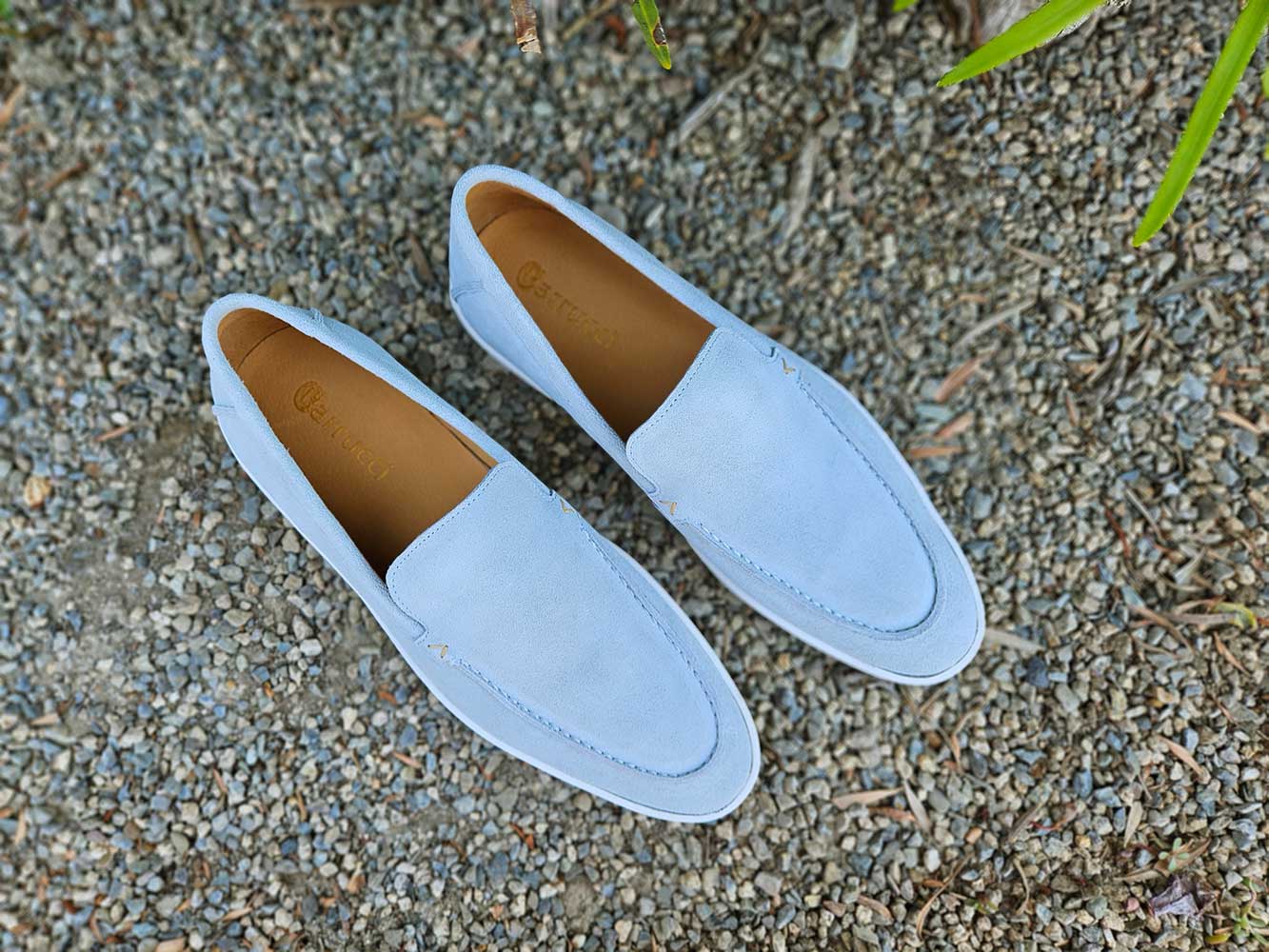 Blue Suede Loafer