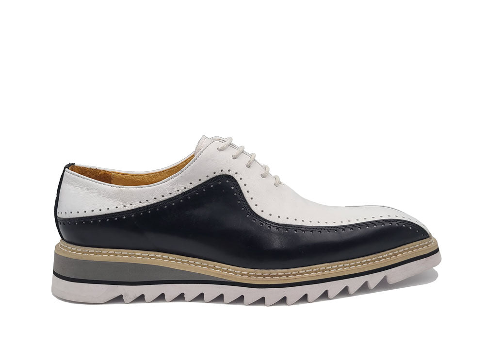 Bicycle Toe Brogue Oxford two tones with lightweight sole