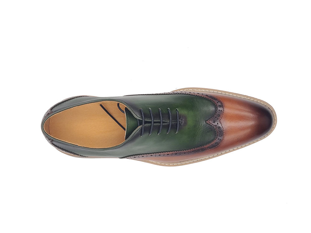 Gorgeous Two-tone Oxford Wing-tip with Lightweight Sole
