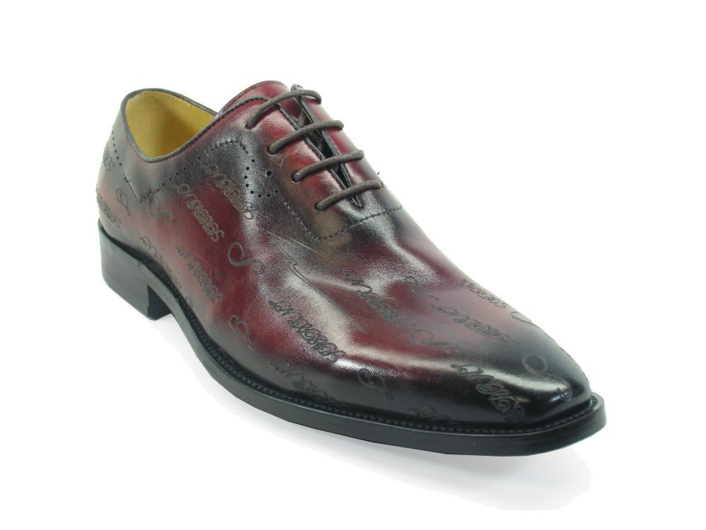 Carrucci Embossed Leather Oxford