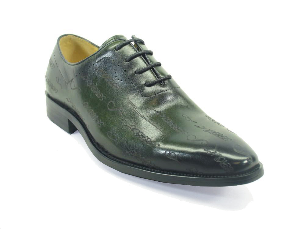 Carrucci Embossed Leather Oxford