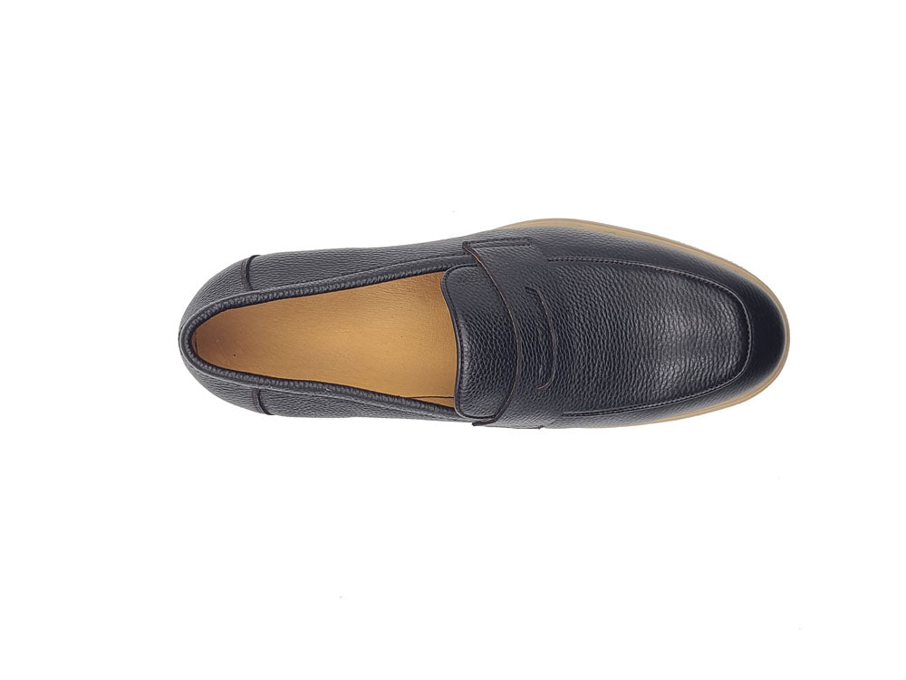 Tumble Calfskin Penny Loafer