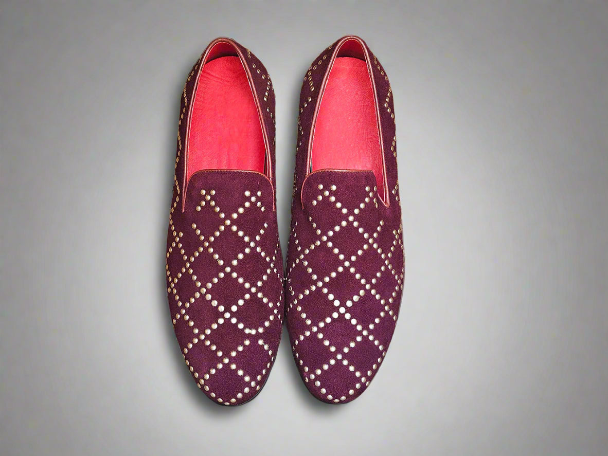 Dress Studs Loafer in Suede