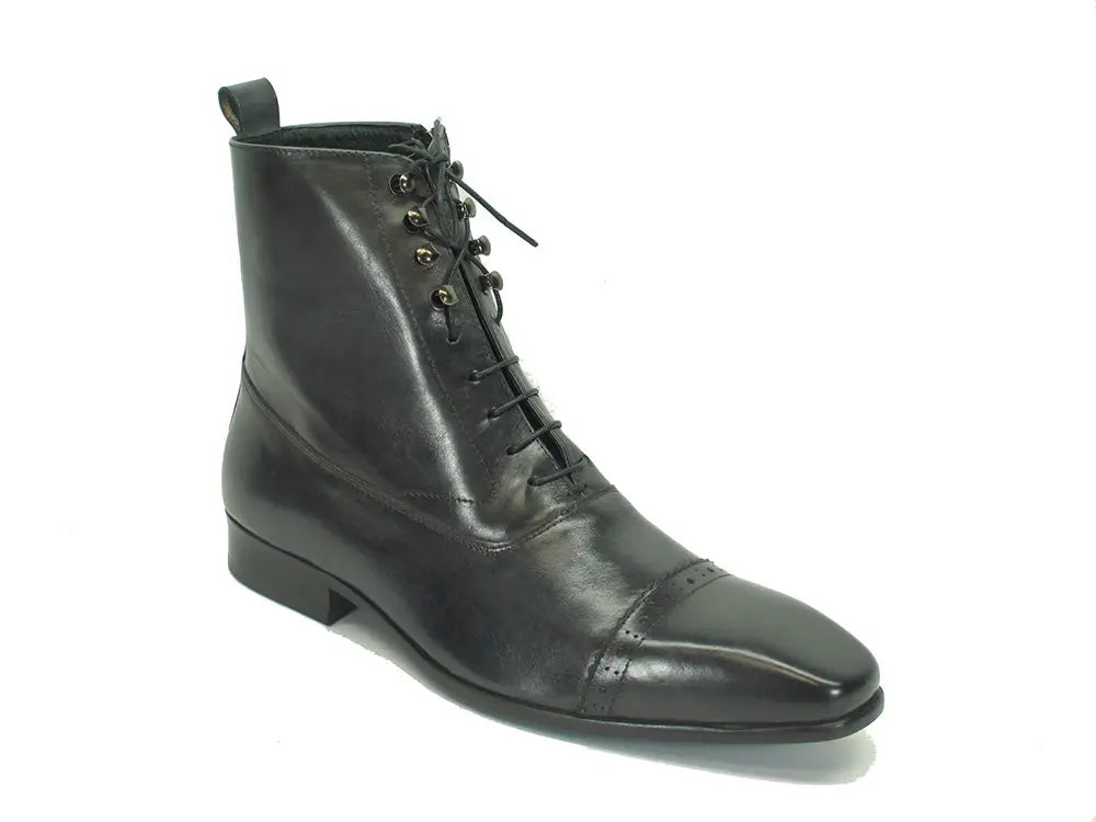 Lace-up Zip Boots Carrucci