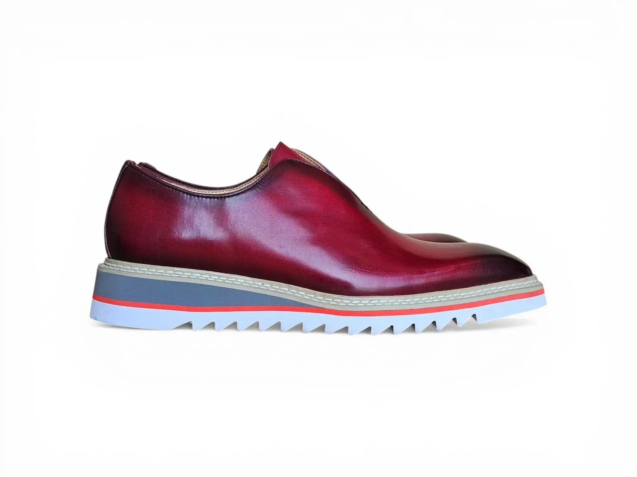 Laceless Loafer with Contrast color lightweight sole Carrucci