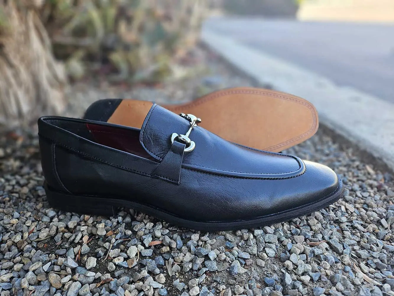 Leather Sole Horsebit Loafer Carrucci