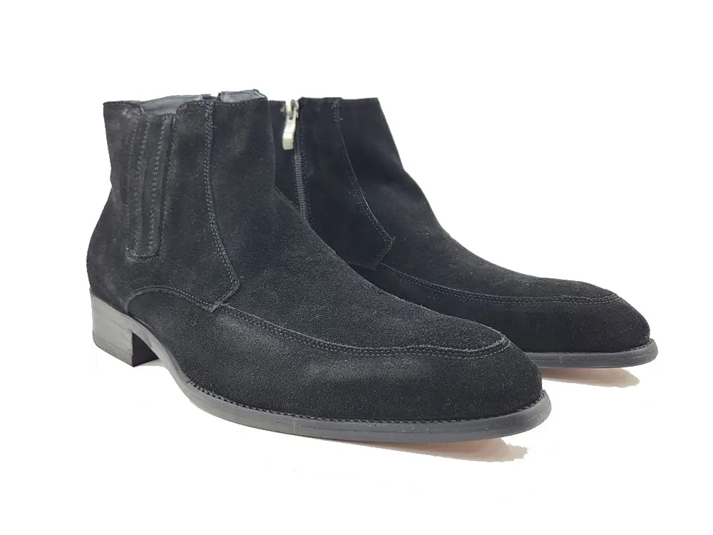 Leather Suede Chelsea Boots Carrucci