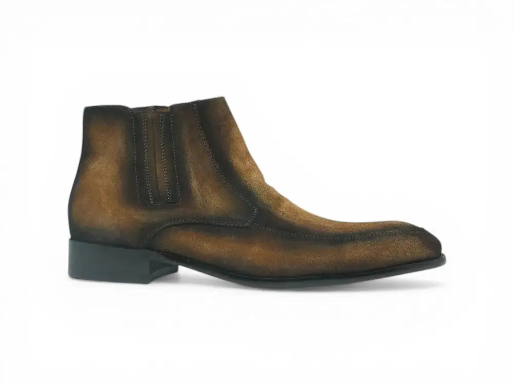 Leather Suede Chelsea Boots Carrucci