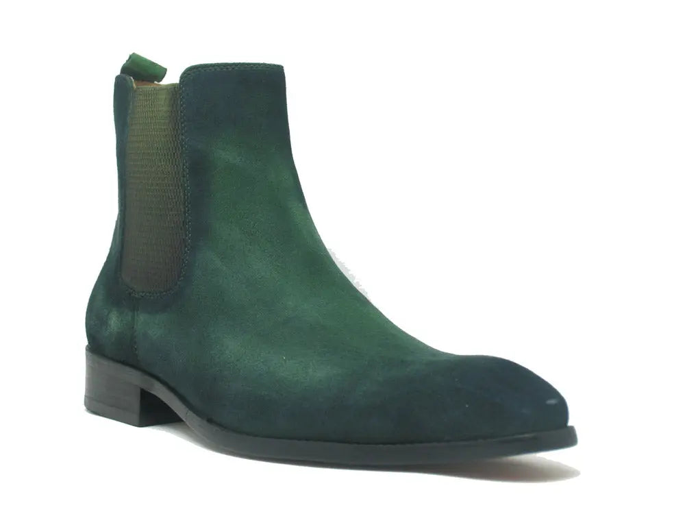 Leather Suede Chelsea High Boots Carrucci