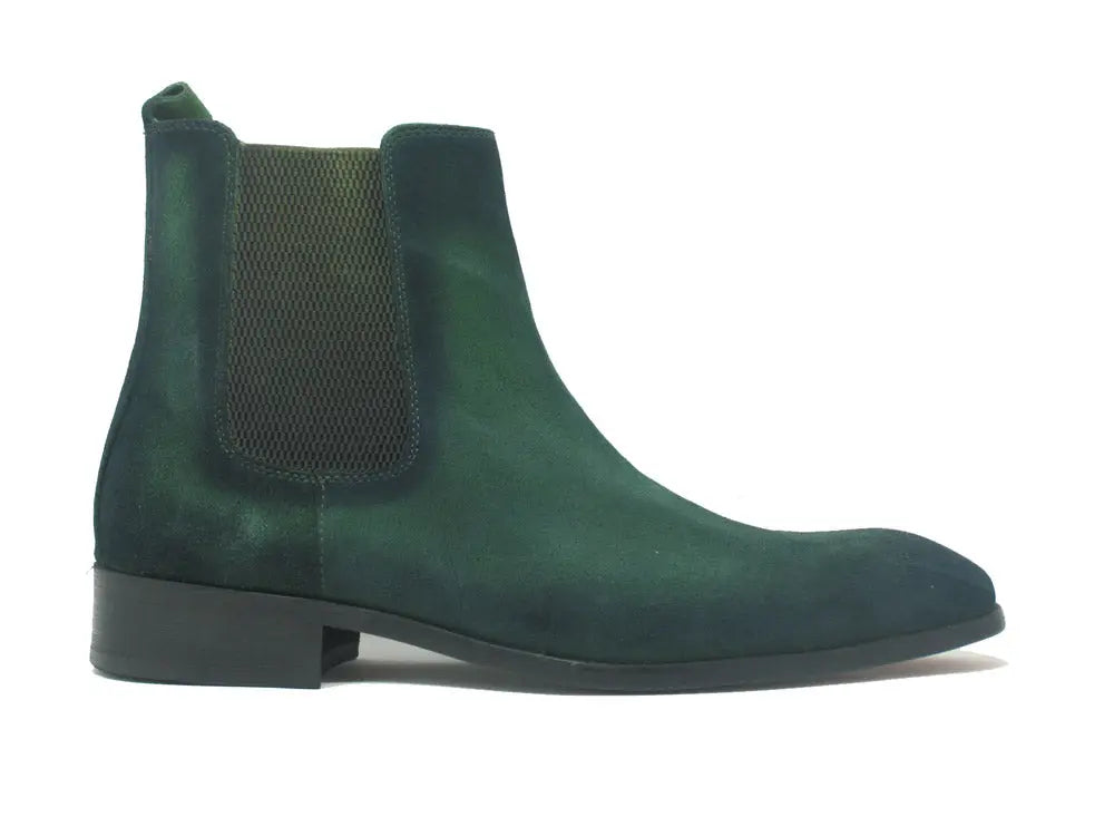 Leather Suede Chelsea High Boots Carrucci