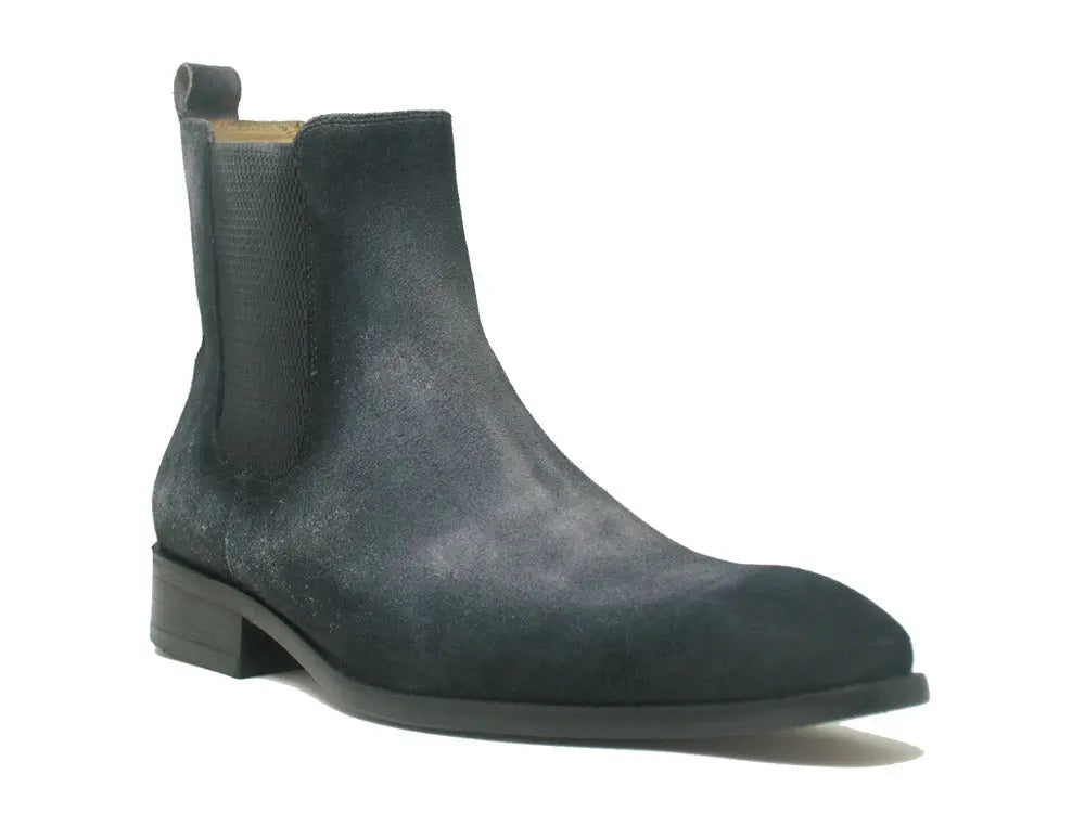 Leather Suede Chelsea High Boots Carrucci