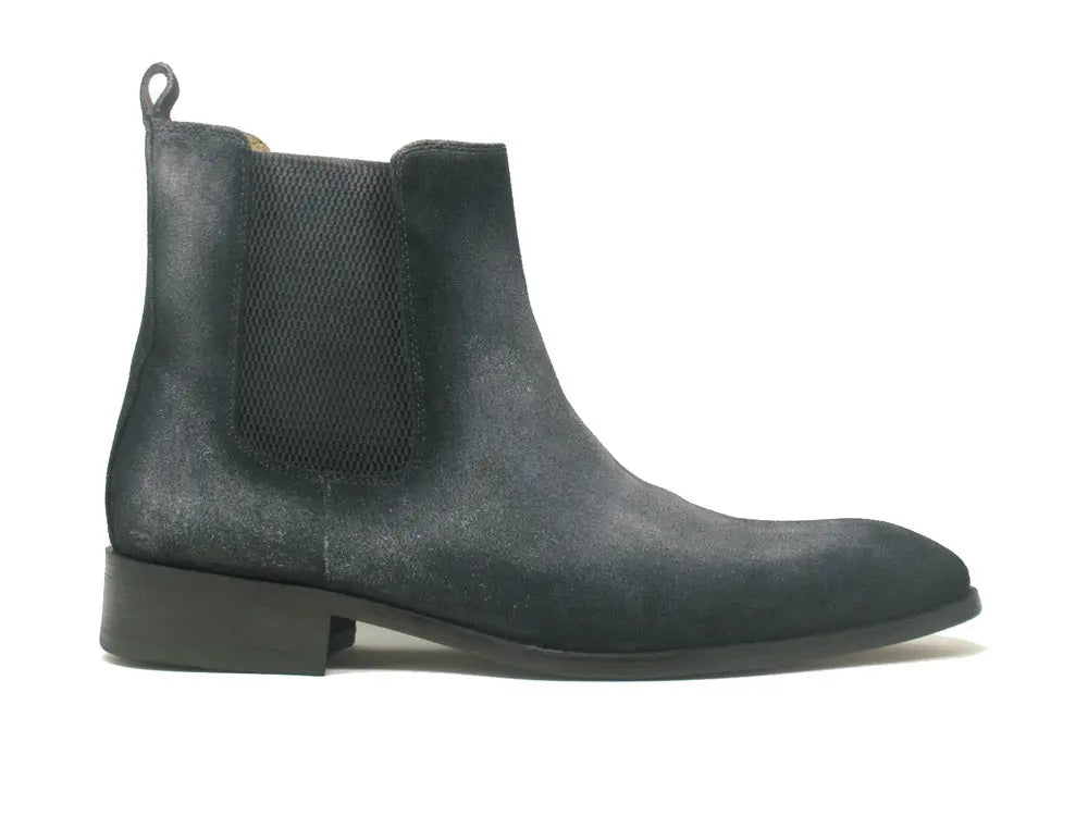 Leather Suede Chelsea High Boots Carrucci