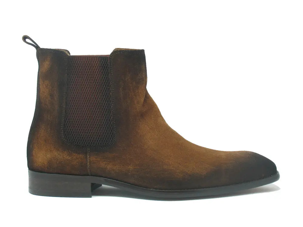 Leather Suede Chelsea High Boots Carrucci