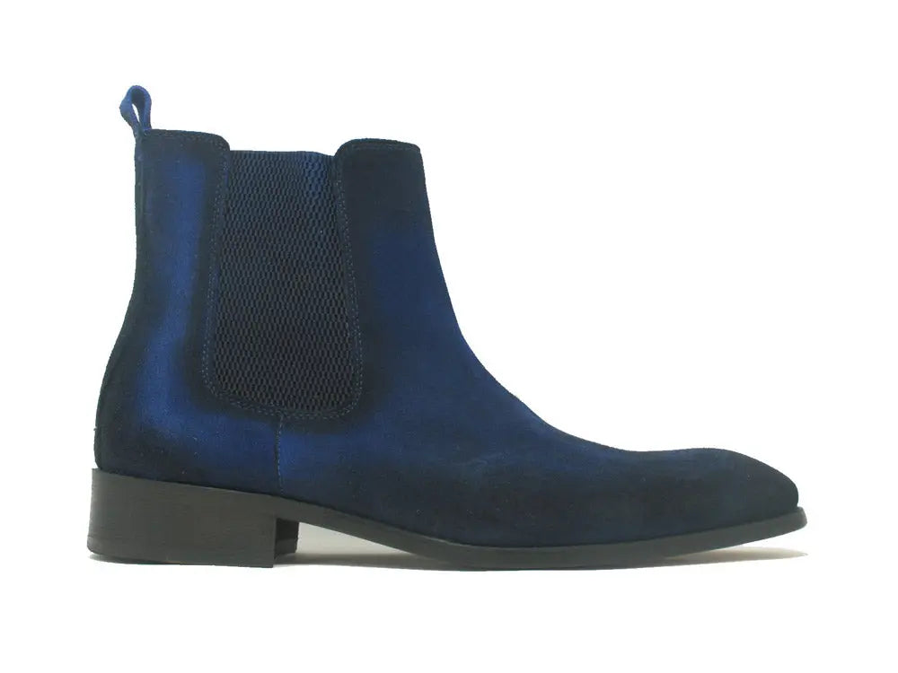 Leather Suede Chelsea High Boots Carrucci