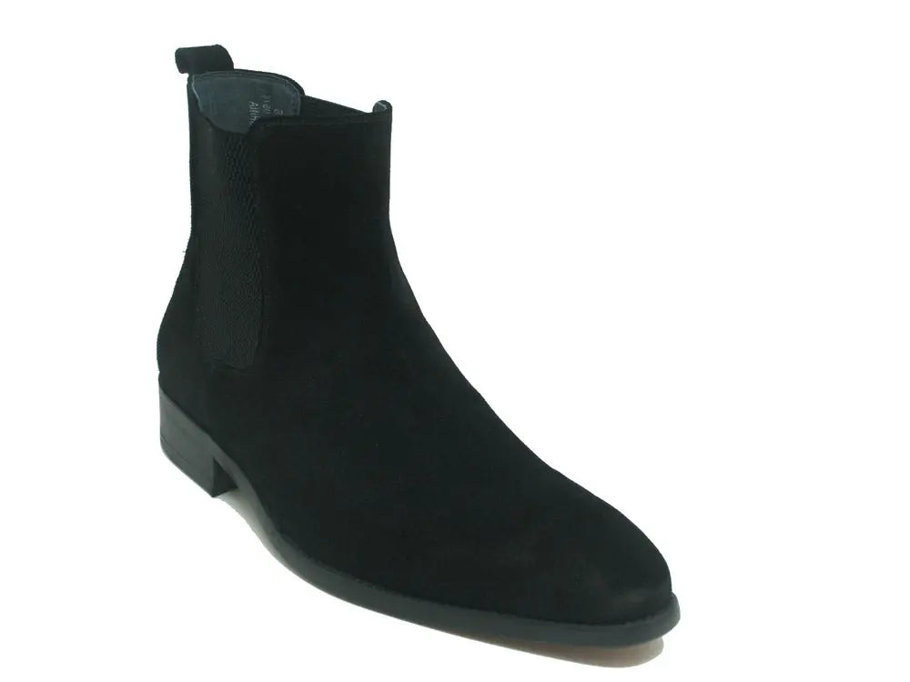 Leather Suede Chelsea High Boots Carrucci